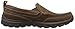 Skechers USA Men's Relaxed Fit Memory Foam Superior Gains Slip-On,13 M US,Dark Brown