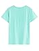 SCX Women Fashion Letter Print Tees I Will Walk by Faith Even When I Cannot Round Neck Short Sleeve Cotton Basic T-Shirt Tops Green