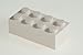 200x Lego White 2x4 Bricks Super Pack
