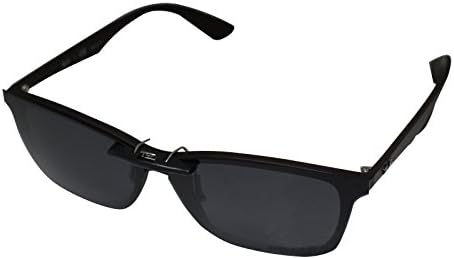 Custom Polarized Clip On Sunglasses for Ray-Ban RB7047 (56mm) 56-17-145 (Black)