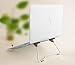 Laptop Stand, Portable Lightweight Aluminum Laptop/Tablet Mount Compatible with HP/Dell/Lenovo/Samsung/Acer,Laptop Riser Adjustable Foldable Dock Desktop Cooling Desk Holder -Silverthumb 1