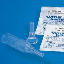 50 Pack Rochester Wideband 32mm Condom Catheters Extra Adhesive #36003