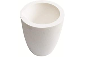 FY-STORE Quartz Melting Crucible Cup Furnace Melting Casting Refining Gold Silver Copper Casting Cup (1000g)