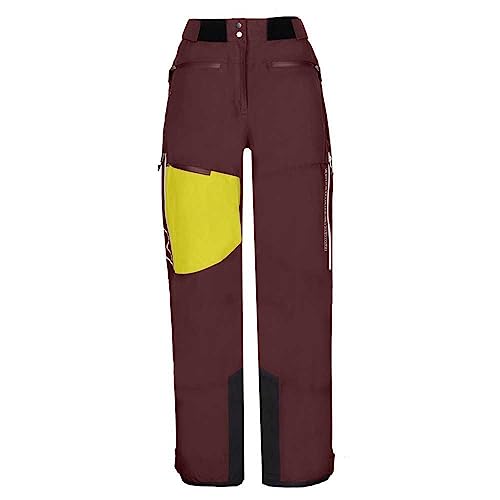 Rock Experience REWP03472 Scandia EVO Pants Women's 0413 Bitter Chocolate+1810 Citronelle M