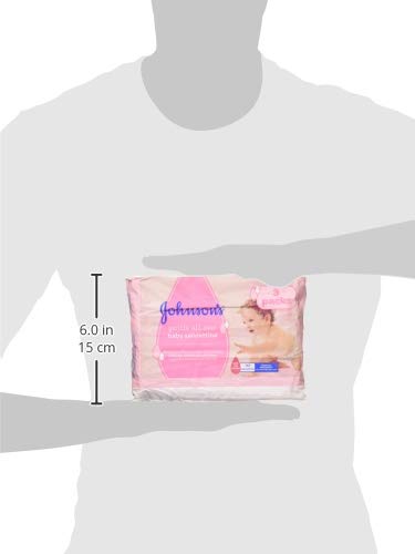 Johnson's Baby Skincare Wipes, Gentle Cleansing,56 Count (Pack of 3)
