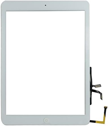 Tsunago Display Touch Glass Screen Digitizer Parts Screen Replacement Assembly Adhesive Glass Front Panel for iPad Air-White