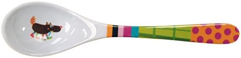 Crazy Cuddly Wolf Melamine Spoon, Crazy Cuddly Wolf