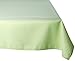 LinenTablecloth 60 x 102-Inch Rectangular Polyester Tablecloth Tea Green