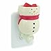 Decorative Ceramic Snowman Plug-in Fragrance Wax Tart Warmer