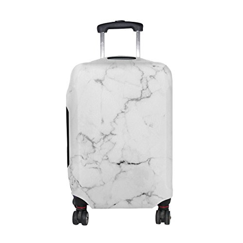 white marble suitcase