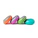 LazyMe Decorative Pill Box Cute Size for Purse Locking Small Daily Case (Green, 1)