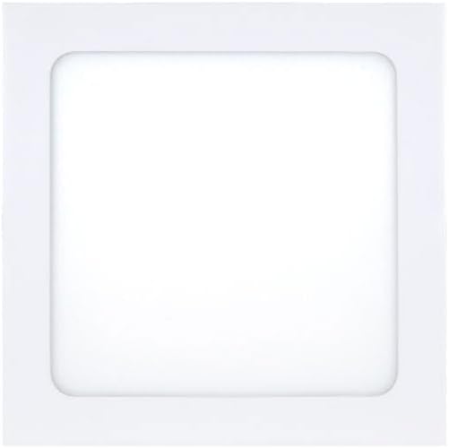 Downlight LED quadrato bianco da incasso 24 W 4500 K 2040 lm, dimensioni: 300 x 300 x 17 mm