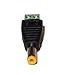 EVERTECH 100 Pcs DC JACK 2.1mm 5.5mm Male CCTV Power Plug Adapter Screw Terminal Strip