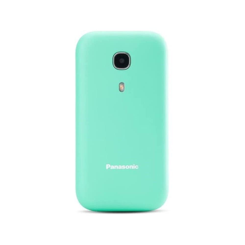 Panasonic KX-TU400EXG Seniorenhandy zum Aufklappen ohne Vertrag (SOS-Notruftaste, große getrennte Tasten, große Schrift, kabelloses Gerät), grau