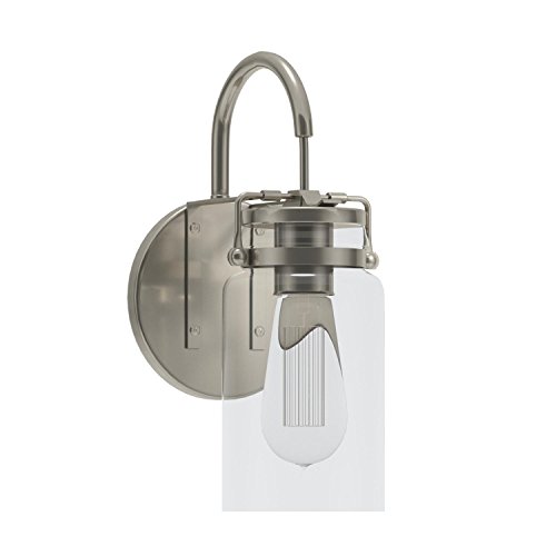 Kichler 45576NI Brinley Wall Sconce 1-Light, Brushed Nickel