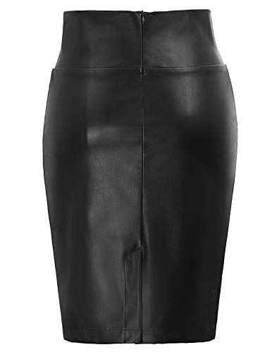 GRACE KARIN High Waist Röcke Bleistiftrock Damen Knielang Pencil Rock CL05 – Bild 3