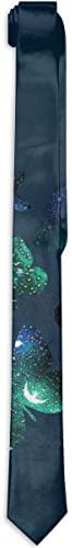 Men's Necktie Silk Polyester Butterfly Nebula Wide 3.14''(8cm) Gentleman Neck Ties Skinny