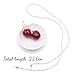 Kalevel Eyeglass Chain Holder Glasses Strap Beaded Sunglass Chain Women with Bonus 2pcs Anti Slip Eyewear Retainer (White)
