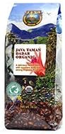 Java Planet - Organic French Roast, Whole Bean, Arabica Gourmet Specialty Grade A, 1 LB bag