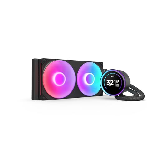 NZXT Kraken Elite 280 RGB - 280mm AIO CPU Cooler, LCD - Black