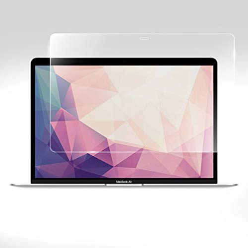 TOP CASE MacBook Air 13 Inch Case A1932 with Retina Display fits Touch ID 2019 2018 Release, 4 in 1 Essential Bundle Crystal Hard Case, Keyboard Cover, Sleeve, Screen Protector,Crystal Clear