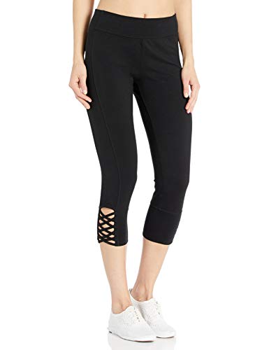 Marc New York Performance Women's Caged Crop Legging, Black, L