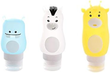 Mimagogo Travel Silicone Bottling Cute Cartoon Cosmetics Empty Bottle Portable Pressing Shampoo Shower Gel Bottle
