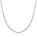 Honolulu Jewelry Company 925 Sterling Silver 1.5mm Cable Chain Necklace for Women Tarnish Resistant - Made in Italy (14 Inches)