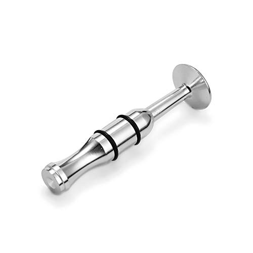 Muslady Mouthpiece Mouth Strength Trainer Silver for Saxophone Horn Trombone Tuba Accessories - Thumbnail 2