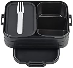 – Porta Pranzo Bento Take A Break Midi – Sacco per il Pranzo con Bento Box – Porta Pranzo per Panini, Spuntini e Avanzi – Snack e Pranzo - 900 ml - Nordic Black