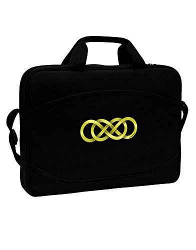 TooLoud Double Infinity Gold 15" Dark Laptop / Tablet Case Bag