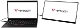 Verbatim PMT-15 Portable Touchscreen Monitor 15.6" 1080P FHD HDMI USB-C Gaming view 2