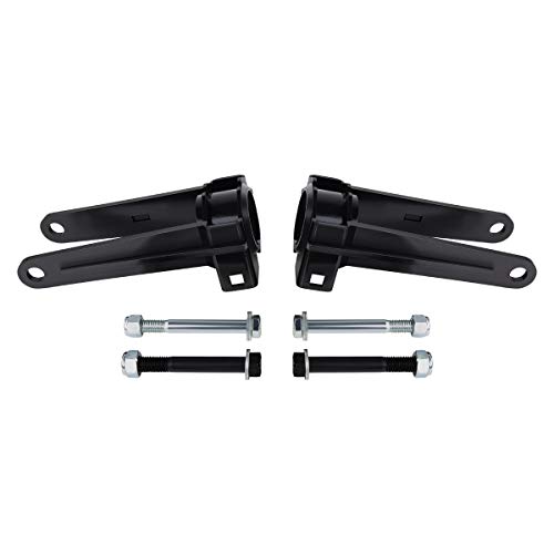 Supreme Suspensions - Jeep Commander XK Lift Leveling Kit 3.5" Front Fork Clevis Set High Strength Carbon Steel 4x2 4x4 (Black) Pro