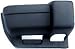 QP A0801-a Jeep Black Passenger Side Front Bumper End