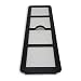 ZVac Compatible EF-6 Replacement Eureka Airspeed Generic HEPA Type Filter Part # 83091-1 & 69963-4 for AS1050 & 4230 Series Upright Vacuums, White