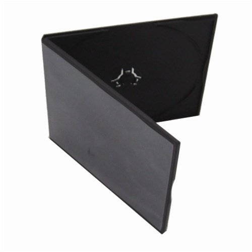 DragonTrading 5 x 12mm Black PP Single CD Case
