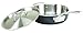 Viking Culinary 5-Ply Stainless Steel Cookware with Anodized Exterior and Aluminum Alloy Core Sauté Pan with Hard Anodized Exterior, 3 Quart, Silver (40021-0923)