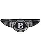 Bentley Logo EMBROIDERED PATCH Badge Iron-on, Sew On 3.5