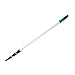Moerman 17823 3-Section Extension Pole, Anti-Slip Comfort Grip, Annodized Aluminum, Extends to 9 Feet 10 Inches