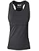 H2H Sport Womens Active Sportwear Tank Tops Skin Baselayer Built In Shelf Bra