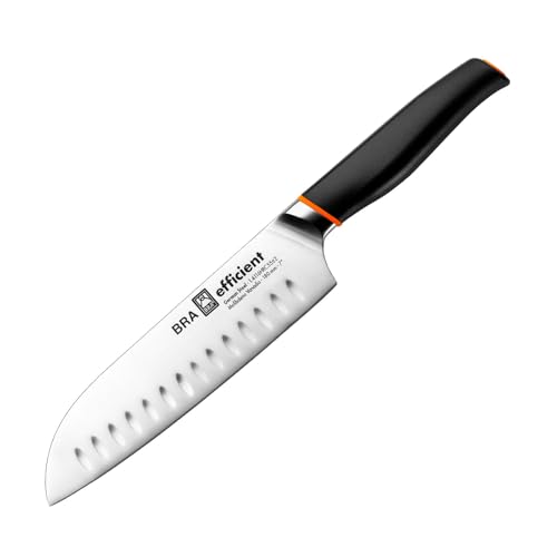 Efficient Cuchillo Santoku, Acero Inoxidable, Gris, 3x5x34 cm