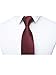 JEMYGINS Maroon Plaid Silk Ties for Men Classic Formal Necktie (6)