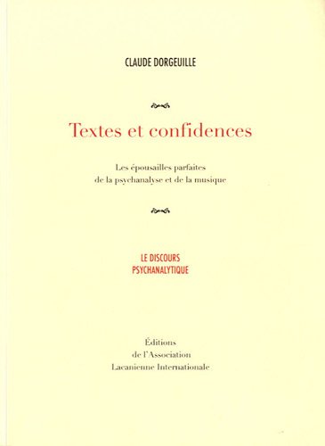Textes et confidences