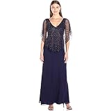 4 Scallop Beaded Pop Over Gown 