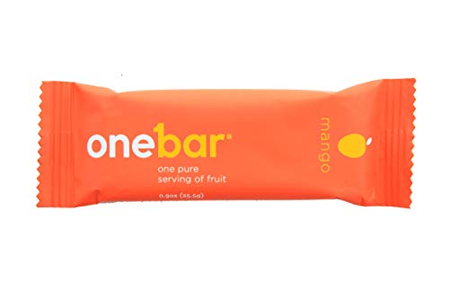 OneBar -Fruit Bar One Pure Serving of Fruit. Natural, Gluten-Free Snack, Enriched with Baobab (Mango)