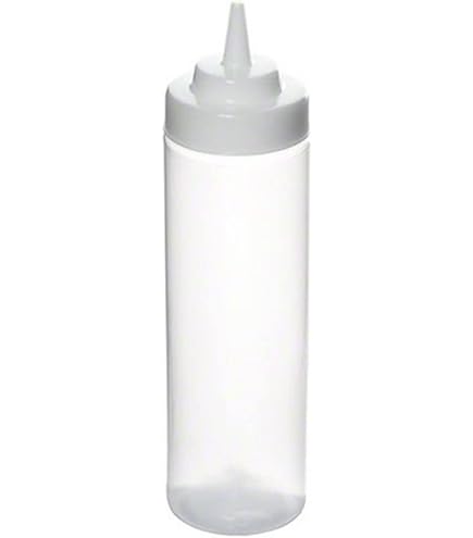 Winco 8-Ounce Squeeze Bottles, 6-Piece Set - Kitchen Condiment Dispensers For Sauces & Oils - View #10