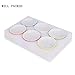 8 oz Porcelain Ramekins, SZUAH Baking Ramekins for Souffle, Creme Brulee and Ice Cream(Set of 6, Assorted Colors)