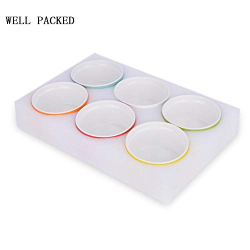 SZUAH Ramekins, Baking Ramekins, 8oz (4 INCH) for Souffle, Creme Brulee and Ice Cream(Set of 6, Assorted Colors) - Thumbnail 6