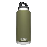 YETI Rambler 36oz Vacuum Insulated Stainless Steel Bottle with Cap (Stainless Steel) (Olive Green)