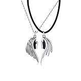Demon Dragon Wing Love Heart Pendant Necklace